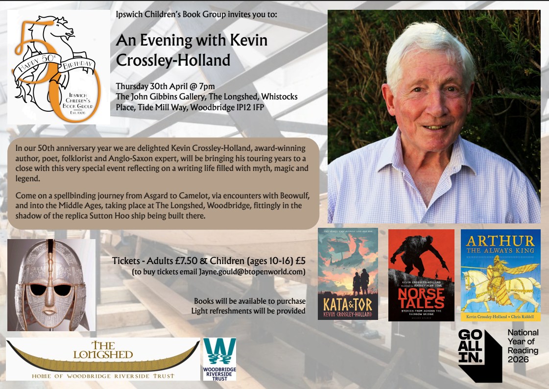 An Evening with Kevin Crossley-Holland in Woodbridge